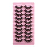 Thick Dramatic Faux Mink False Eyelashes Pack of 10 Pairs DH25-19