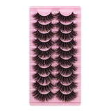 Thick Dramatic Faux Mink False Eyelashes Pack of 10 Pairs DH25-20