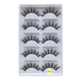 Faux Mink False Eyelashes Pack of 5 Pairs F820