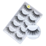 Faux Mink False Eyelashes Pack of 5 Pairs F850