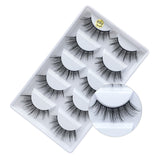 3D Mink Eyelashes Natural 5 Pairs F850