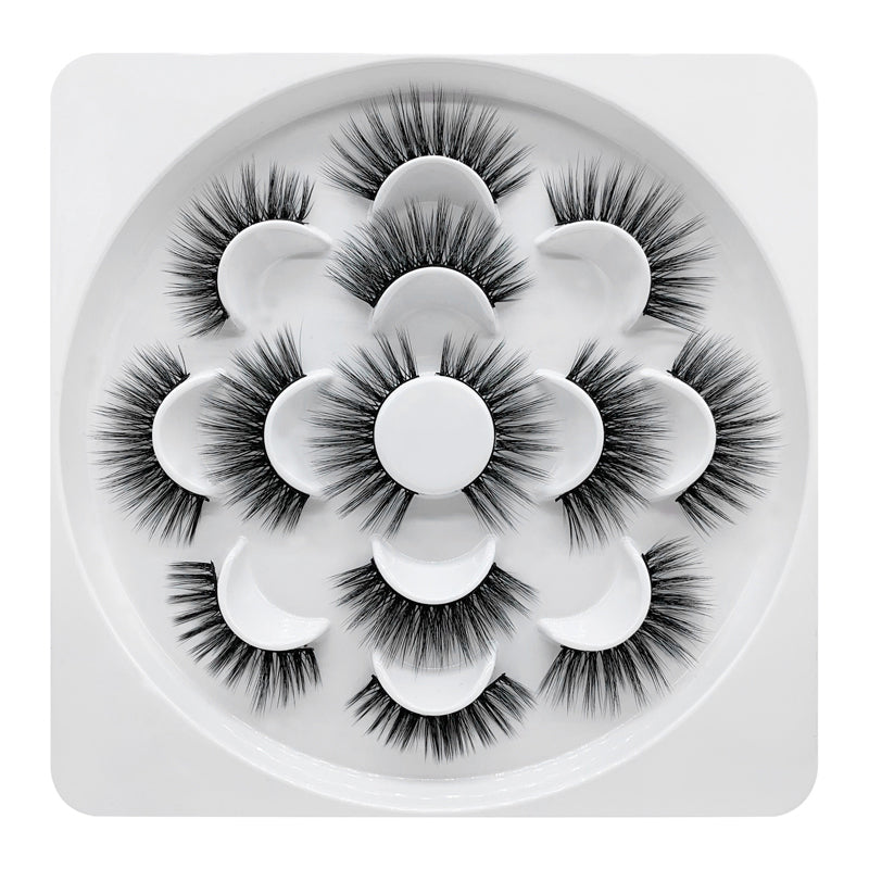 Faux Mink Volumn False Eyelashes 7 Pairs SD-12