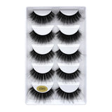 Faux Mink False Eyelashes Pack of 5 Pairs G801