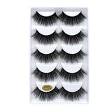 3D Mink Eyelashes Handmade 5 Pairs G802