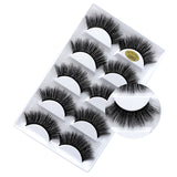 3D Mink Eyelashes Handmade 5 Pairs G802