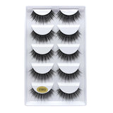 Faux Mink False Eyelashes Pack of 5 Pairs G803