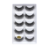 3D Mink Eyelashes Handmade 5 Pairs G805