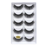 Faux Mink False Eyelashes Pack of 5 Pairs G805