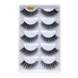 Faux Mink False Eyelashes Pack of 5 Pairs G806