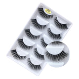 3D Mink Eyelashes Handmade 5 Pairs G806