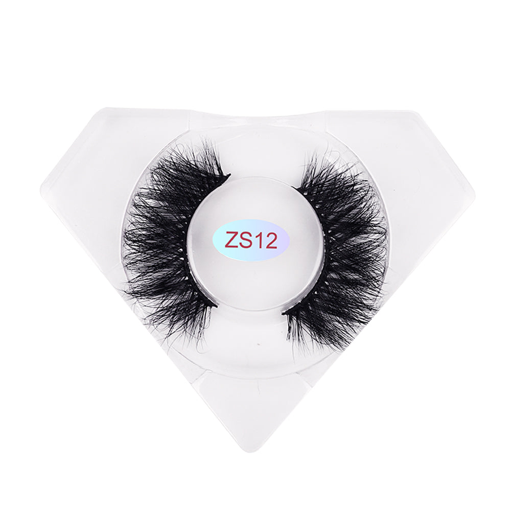 8D Mink Lashes Luxurious Diamond Box ZS12