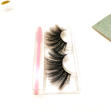 25MM Faux Mink Lashes Colorful Box With Lash Brush VT04