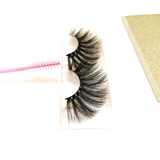 25MM Faux Mink Lashes Colorful Box With Lash Brush VT05