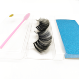 25MM Faux Mink Lashes Colorful Box With Lash Brush VT06