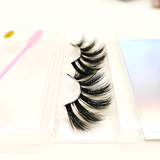 25MM Faux Mink Lashes Colorful Box With Lash Brush VT11
