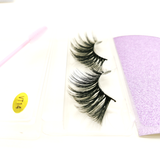 25MM Faux Mink Lashes Colorful Box With Lash Brush VT14