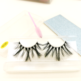 25MM Faux Mink Lashes Colorful Box With Lash Brush VT15