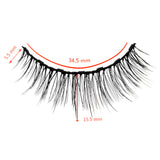 7 Magnets 3 Pairs Magnetic Eyelashes and Eyeliner Kit,1 Pair of Tweezers and Scissors, 4 Cleaning Fluids 02