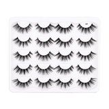 10 Pairs Faux Mink False Eyelashes S02