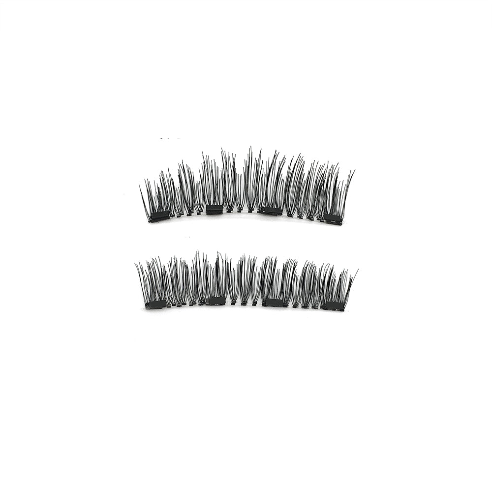4 Magnets 3D Magnetic False Eyelashes With Quantum Lash Applicator Tool KS01-4