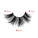 25MM Real Mink False Eyelashes ME02 (Pink Box)