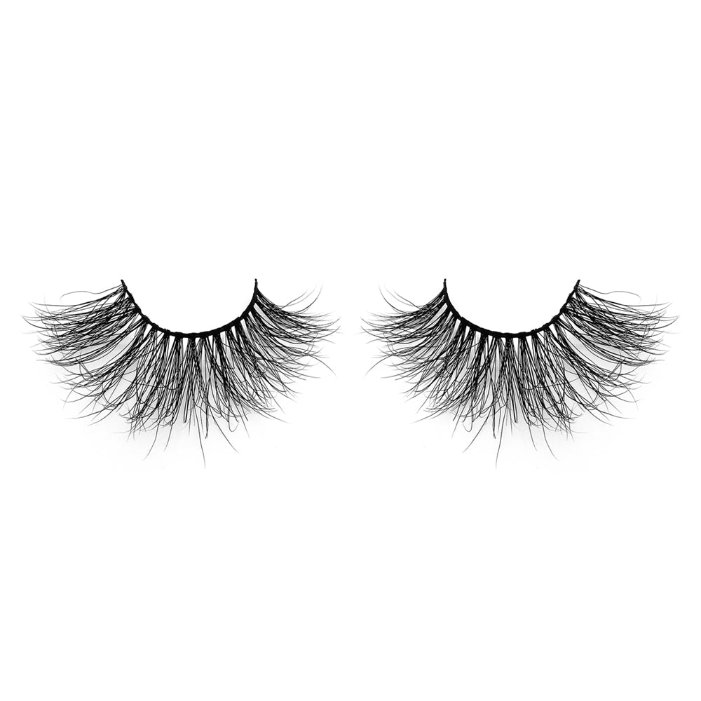 25MM Real Mink False Eyelashes ME03 (Pink Box)