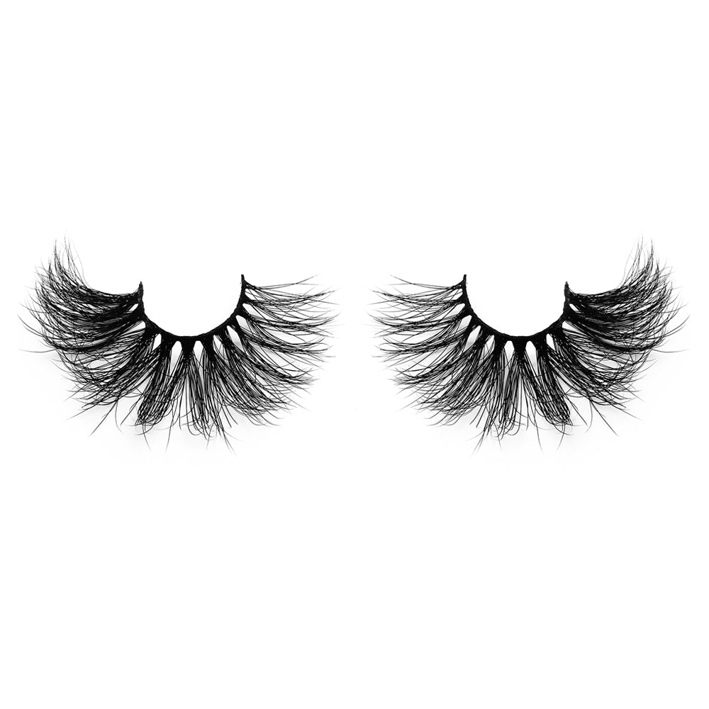 25MM Real Mink False Eyelashes ME04 (Pink Box)