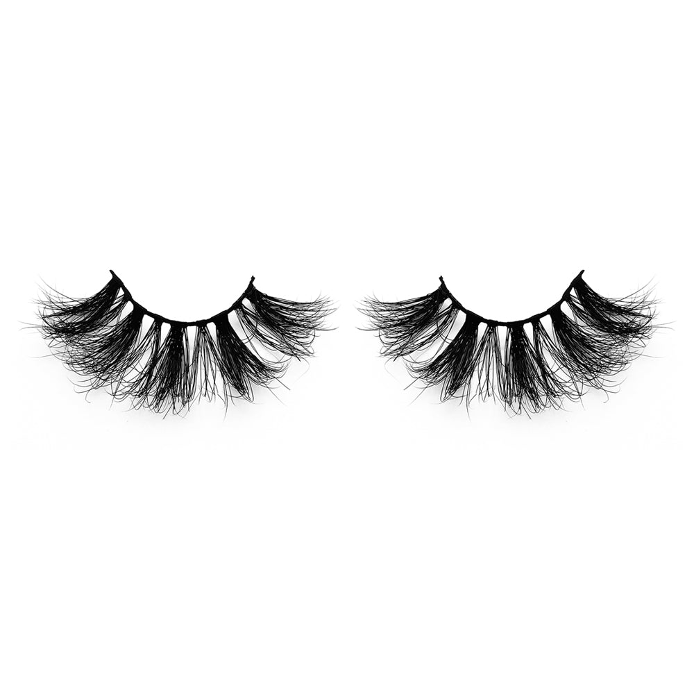 25MM Real Mink False Eyelashes ME06 (Pink Box)