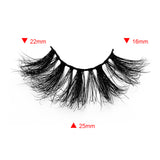 25MM Real Mink False Eyelashes ME06 (Pink Box)