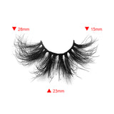 25MM Real Mink False Eyelashes ME07 (Pink Box)