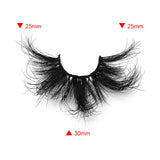 25MM Real Mink False Eyelashes ME08 (Pink Box)