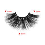 25MM Real Mink False Eyelashes ME09 (Pink Box)