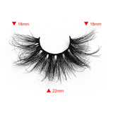 25MM Real Mink False Eyelashes ME13 (Pink Box)