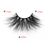 25MM Real Mink False Eyelashes ME15 (Pink Box)