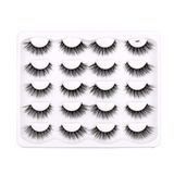 10 Pairs Faux Mink False Eyelashes S04