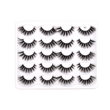 10 Pairs Faux Mink False Eyelashes S07