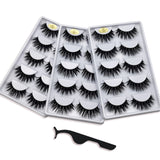Huapan 3D Faux Mink Lashes: 15 Pairs of Fake Eyelashes
