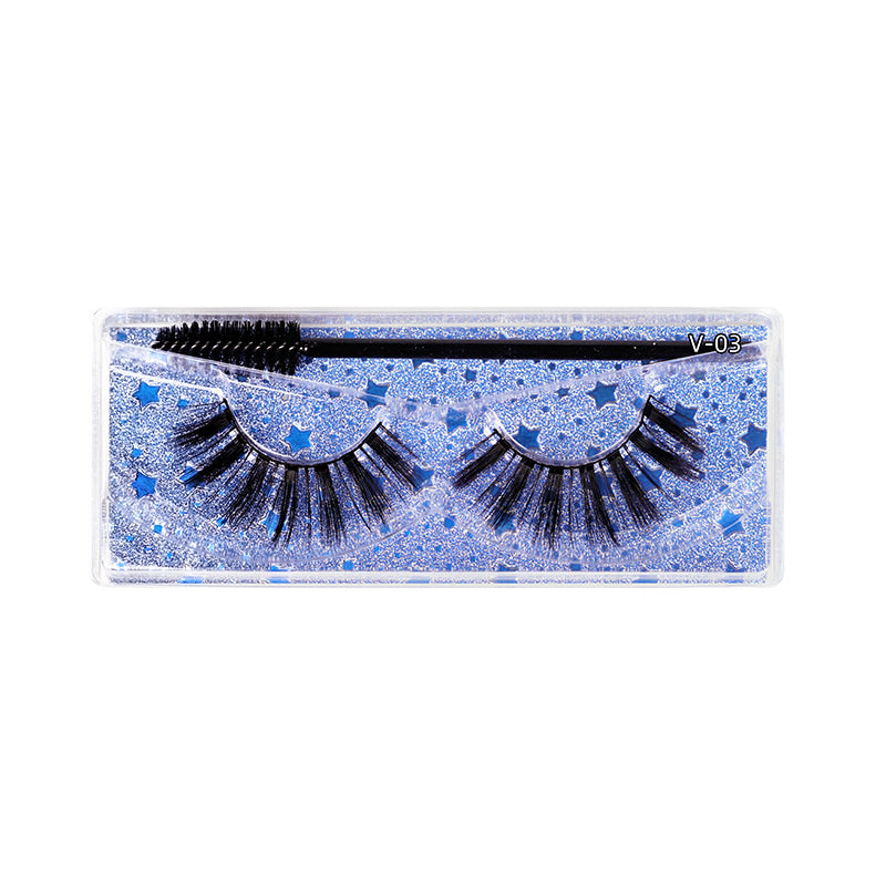 3D Faux Mink False Eyelashes V-03