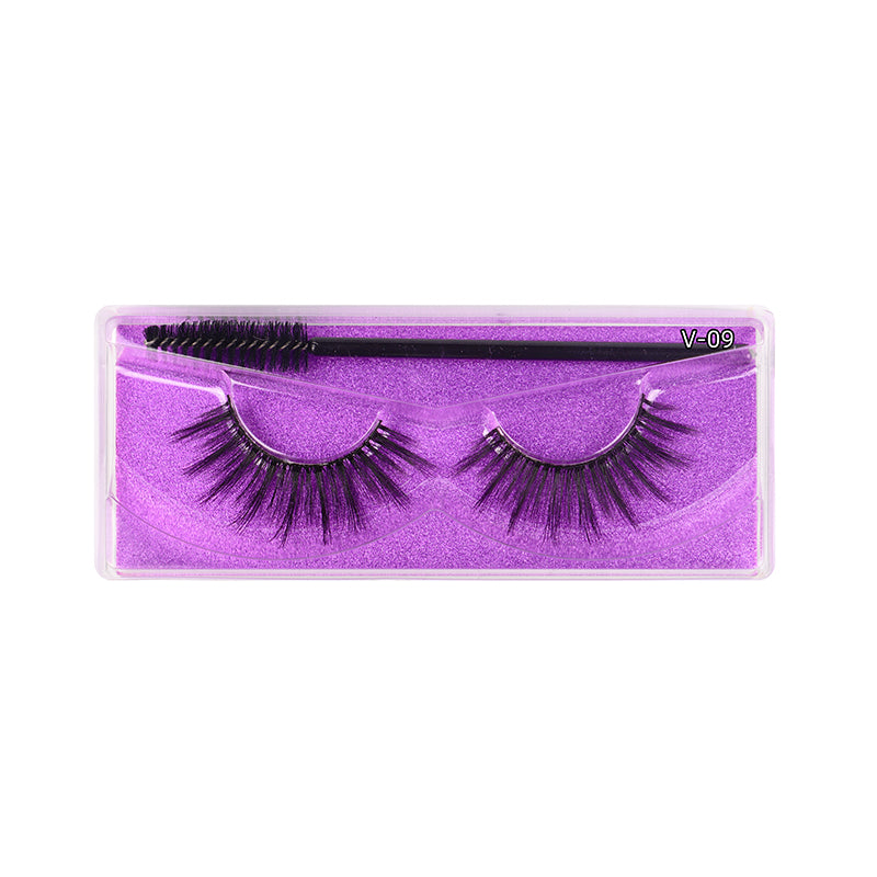 3D Faux Mink False Eyelashes V-09