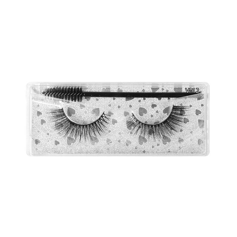 3D Faux Mink False Eyelashes V-12