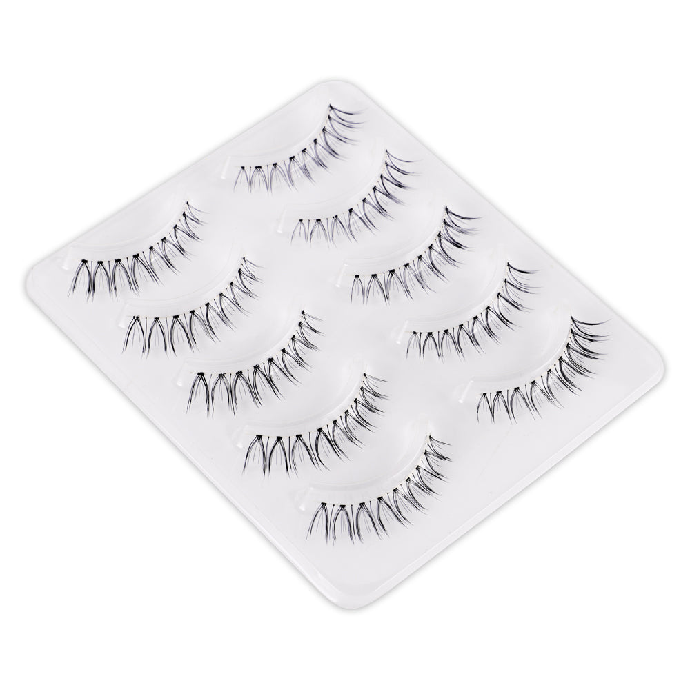 Multipack Naturals False Lashes with Invisiband, 5 Pairs W-06