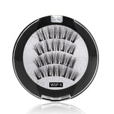 4 Magnets 3D Magnetic False Eyelashes With Quantum Lash Applicator Tool WSP-4