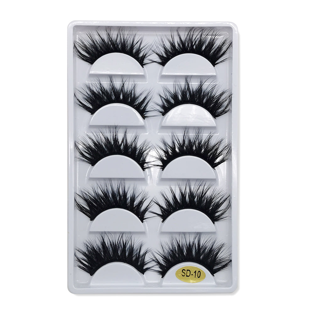 Faux Mink Lashes Pack 5 Pairs SD-10