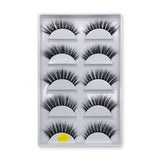 5D Faux Mink False Eyelashes Set 5 Pairs 5D-01
