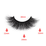 Faux Mink False Eyelashes FY10 (Purple Box)