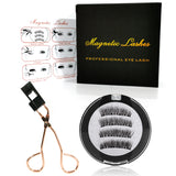 4 Magnets 3D Magnetic False Eyelashes With Quantum Lash Applicator Tool KS01-4