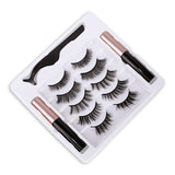 5 Pairs Magnetic Eyelashes with Eyeliner Kit, Natural Look & Glamnetic False Lashes with Applicator