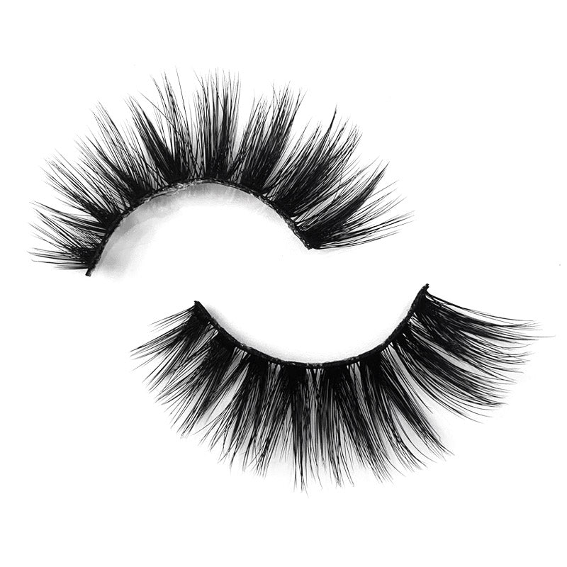 Natural 3D Faux Mink Lashes Colorful Package with Lash Brush V05