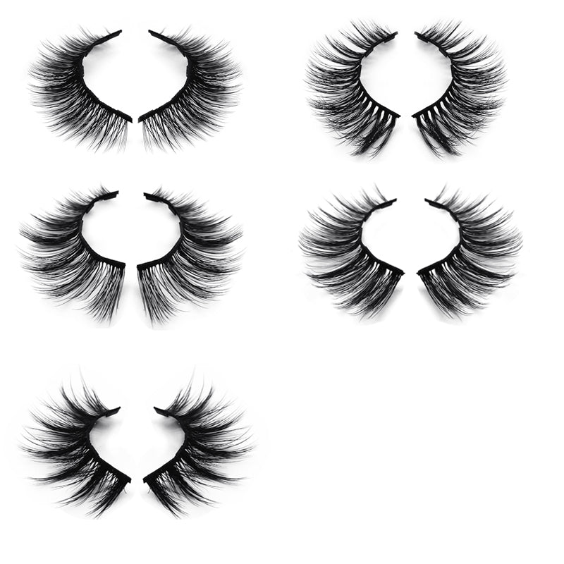 10 Pairs Magnetic Eyelashes with Eyeliner Kit, Natural Look & Glamnetic False Lashes with Applicator