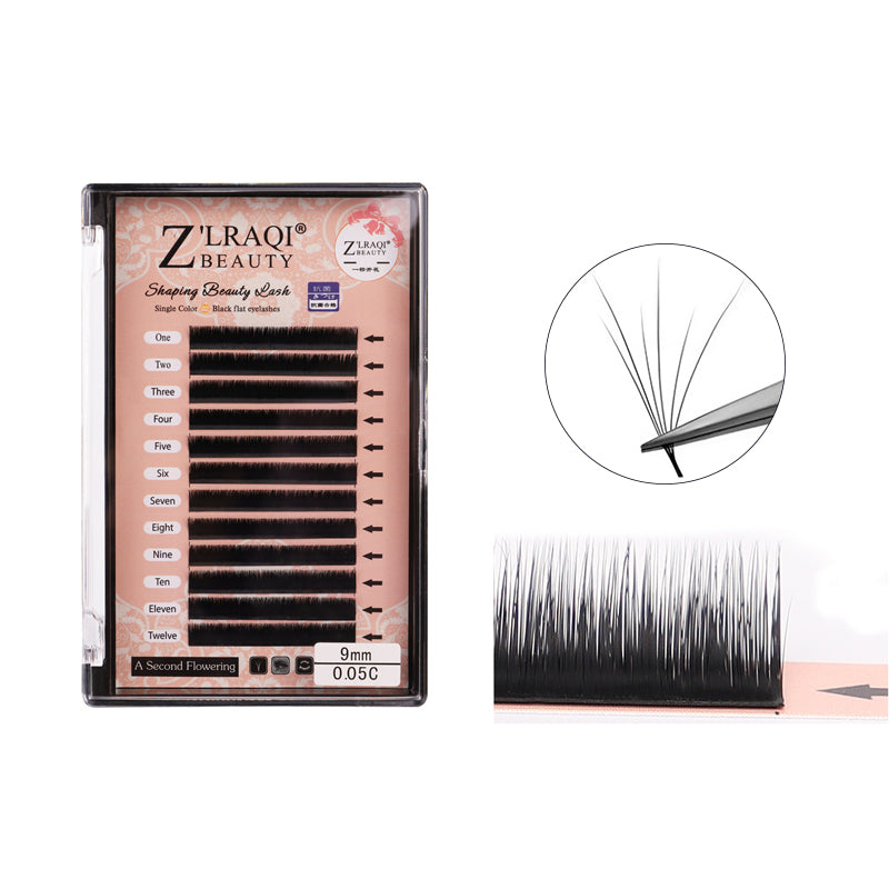 Volume Eyelash Extensions B C Curl 0.05mm Single Length 8-12mm